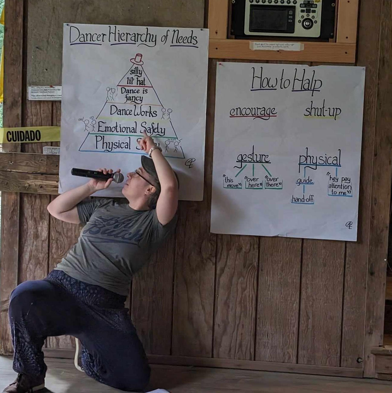 Action pedagogy! -- taken by Ben Douglas at LCFD Spring Camp 2024